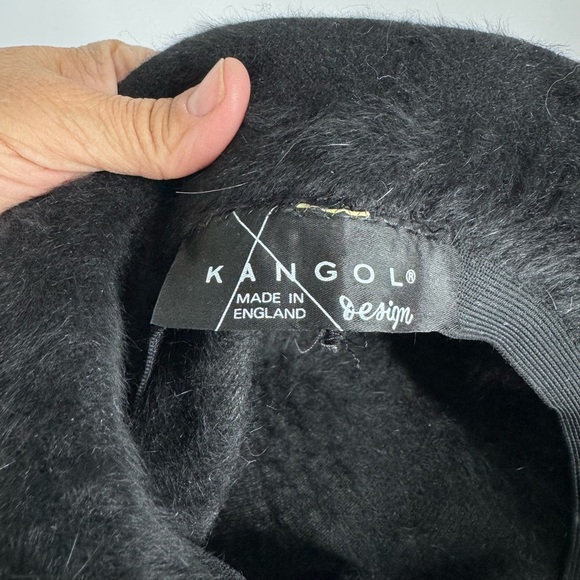Kangol Furgora Vintage (Rabbit Fur/Angora Blend) Made in England Black One Size - Picture 3 of 3